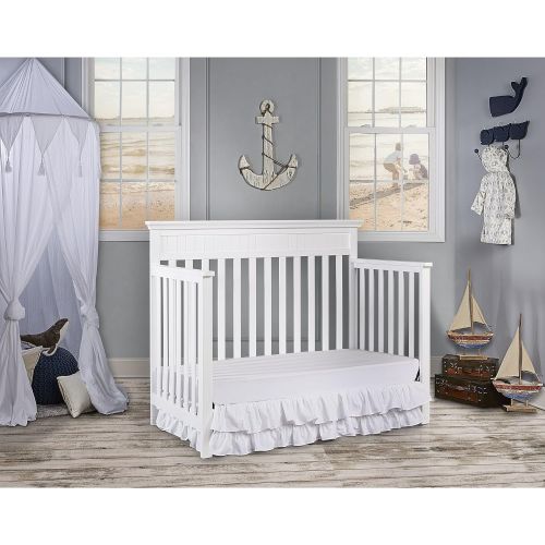  Dream On Me Chesapeake 5-in-1 Convertible Crib, Storm Grey