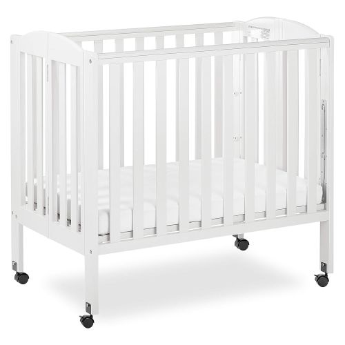  Dream On Me 3 in 1 Portable Folding Stationary Side Crib, Natural