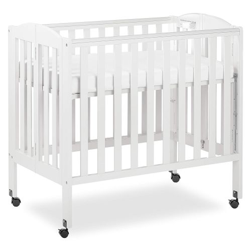  Dream On Me 3 in 1 Portable Folding Stationary Side Crib, Natural