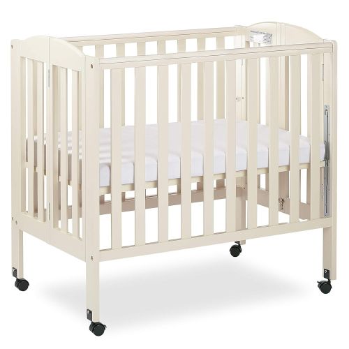  Dream On Me 3 in 1 Portable Folding Stationary Side Crib, Natural