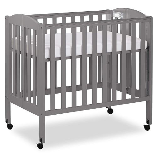  Dream On Me 3 in 1 Portable Folding Stationary Side Crib, Natural