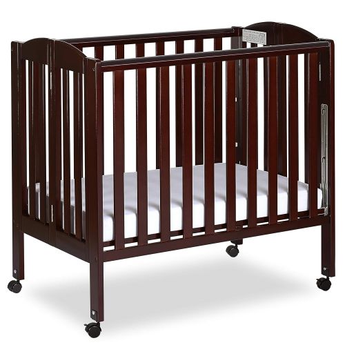  Dream On Me 3 in 1 Portable Folding Stationary Side Crib, Natural