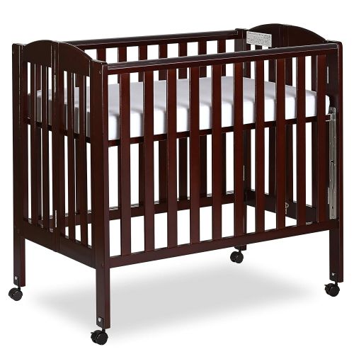  Dream On Me 3 in 1 Portable Folding Stationary Side Crib, Natural