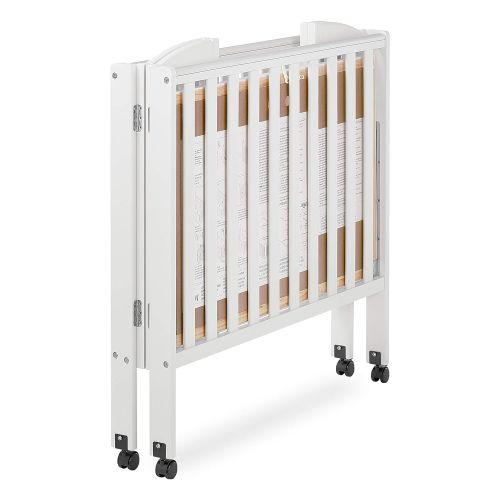  Dream On Me 3 in 1 Portable Folding Stationary Side Crib, Natural