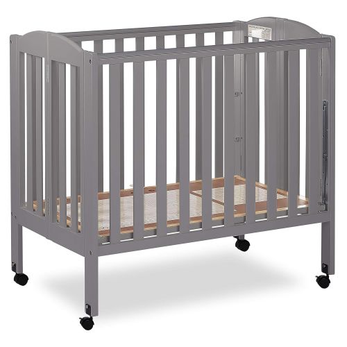  Dream On Me 3 in 1 Portable Folding Stationary Side Crib, Natural