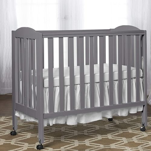  Dream On Me 3 in 1 Portable Folding Stationary Side Crib, Natural