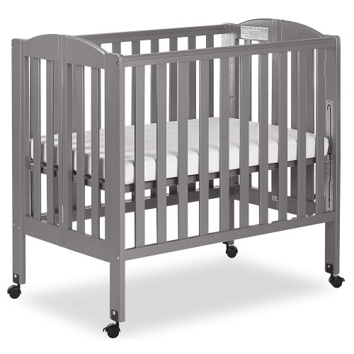  Dream On Me 3 in 1 Portable Folding Stationary Side Crib, Natural