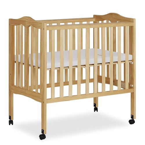  Dream On Me 2 in 1 Lightweight Folding Portable Stationary Side Crib