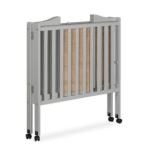  Dream On Me 2 in 1 Lightweight Folding Portable Stationary Side Crib