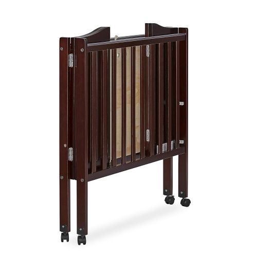  Dream On Me 2 in 1 Lightweight Folding Portable Stationary Side Crib