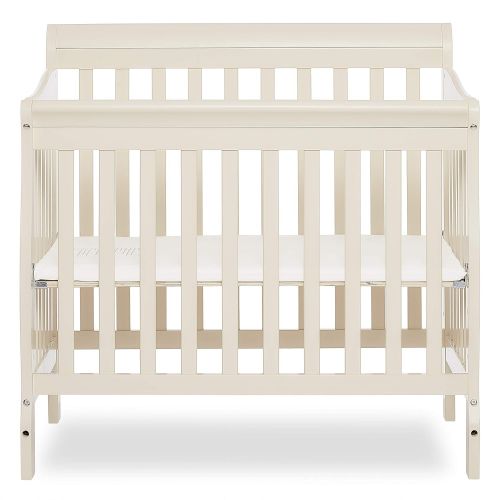  Dream On Me Aden Convertible 4-in-1 Mini Crib, French White