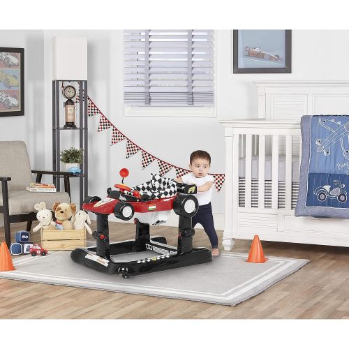  Dream On Me Multi Activity Walk-Behind Walker, Red