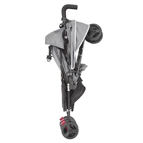  [아마존베스트]Dream On Me Volgo Twin Umbrella Stroller, Dark/Light Grey