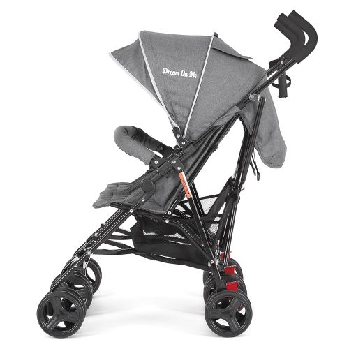  [아마존베스트]Dream On Me Volgo Twin Umbrella Stroller, Dark/Light Grey