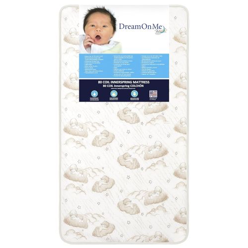  [아마존베스트]Dream On Me Spring Crib and Toddler Bed Mattress, Twilight