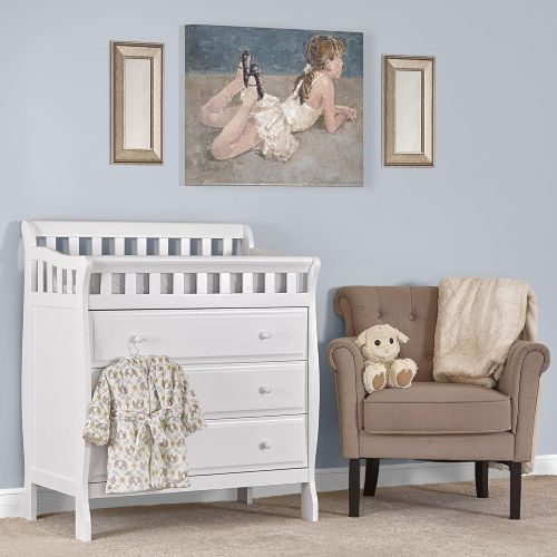  Dream On Me Marcus Changing Table and Dresser, White