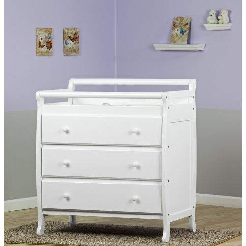  Dream On Me Liberty Collection 3 Drawer Changing Table, White