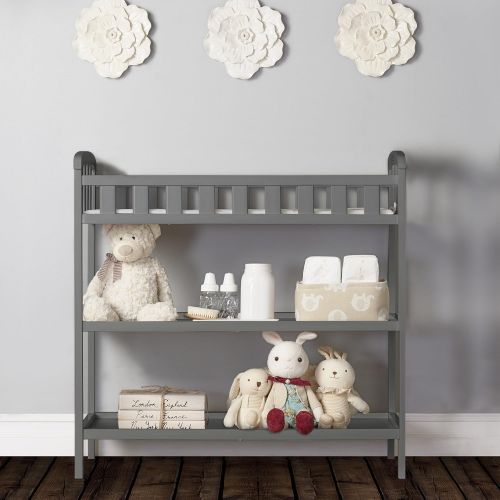  Dream On Me Emily Changing Table, Steel Grey