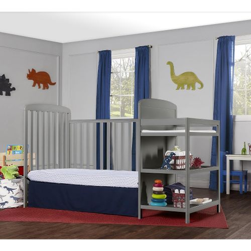  Dream On Me, Anna 4 in 1 Full Size Crib and Changing Table Combo