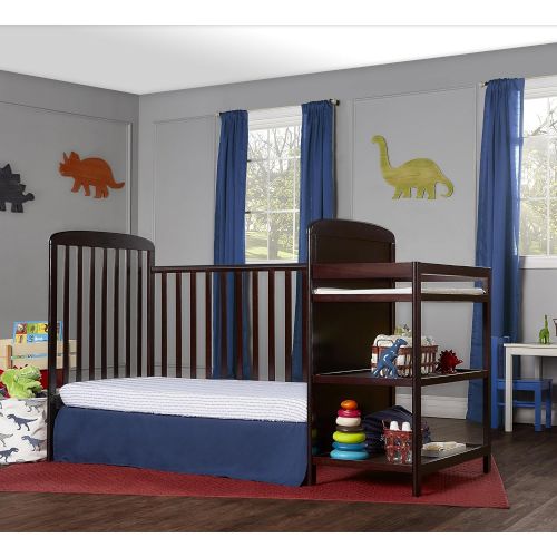  Dream On Me, Anna 4 in 1 Full Size Crib and Changing Table Combo