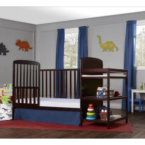  Dream On Me, Anna 4 in 1 Full Size Crib and Changing Table Combo