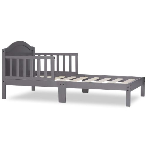  Dream On Me Sydney Toddler Bed in Steel Grey, Greenguard Gold Certified