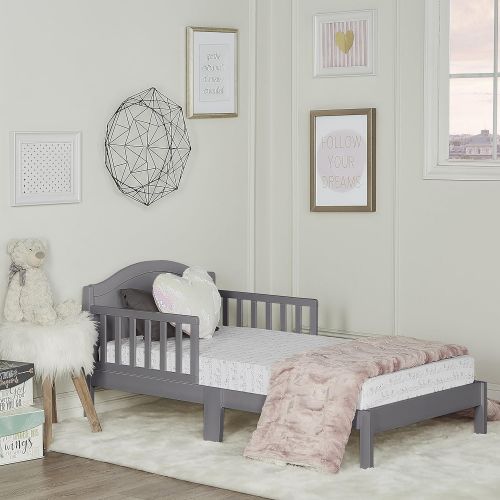  Dream On Me Sydney Toddler Bed in Steel Grey, Greenguard Gold Certified