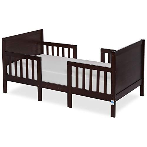  Dream On Me Hudson 3 In 1 Convertible Toddler Bed in Espresso, Greenguard Gold Certified