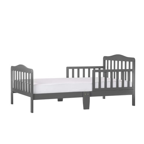  Dream On Me Classic Design Toddler Bed in Steel Grey, Greenguard Gold Certified