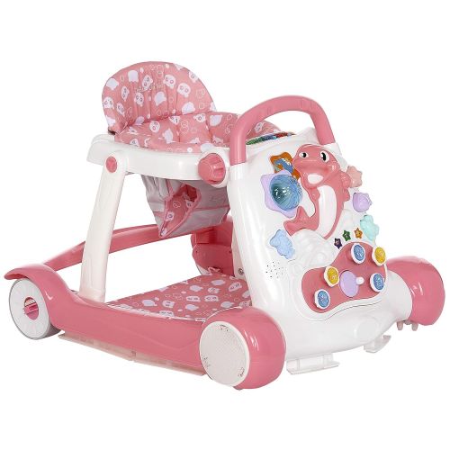  Dream On Me Splash Walker & Activity Center in Pink Cherry