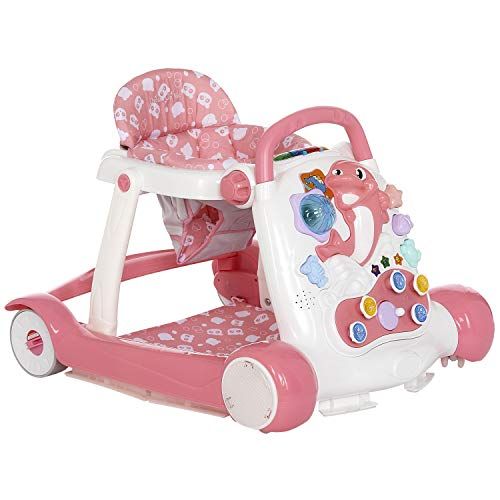  Dream On Me Splash Walker & Activity Center in Pink Cherry