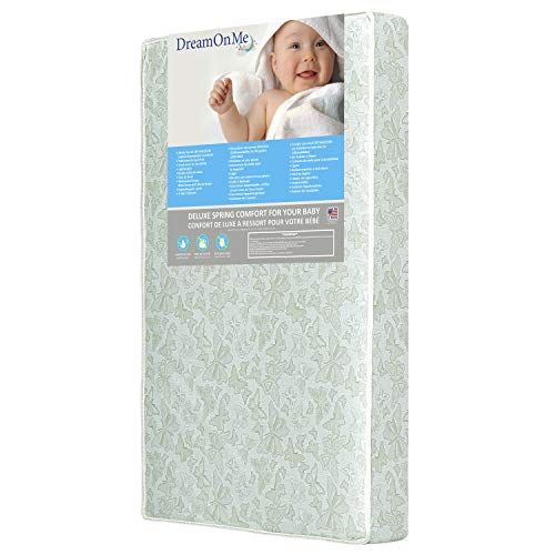  Dream On Me Breathable Core Little Butterflies Crib and Toddler Bed Mattress Little Butterflies, 6 Inch