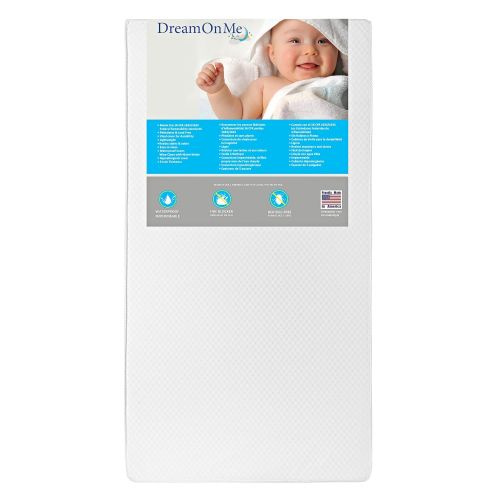  Dream On Me 2-Sided Crib and Toddler, 224 Coil Mattress, Lullaby