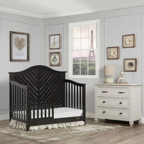  Dream On Me Ella 5 in 1 Convertible Crib in Dark Brown