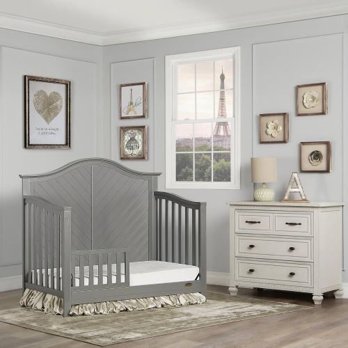  Dream On Me Ella 5 in 1 Convertible Crib in Dark Brown