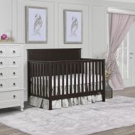 Dream On Me 5 in 1 Convertible Crib, White, Alexa II