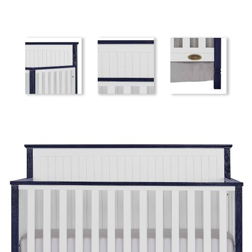  Dream On Me 5 in 1 Convertible Crib, White, Alexa II