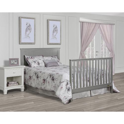  Dream On Me 5 in 1 Convertible Crib, White, Alexa II