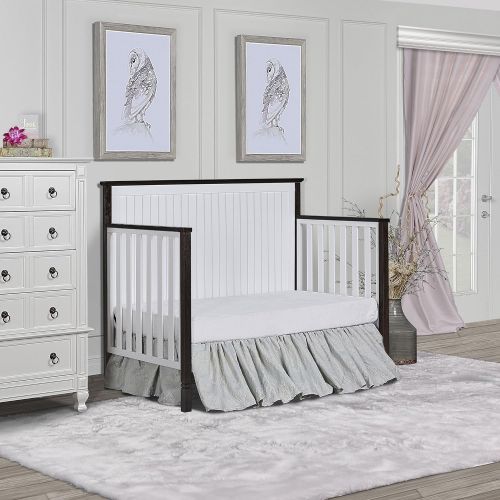  Dream On Me 5 in 1 Convertible Crib, White, Alexa II