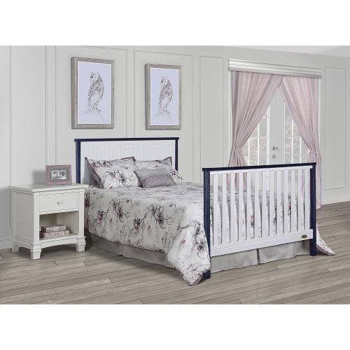  Dream On Me 5 in 1 Convertible Crib, White, Alexa II