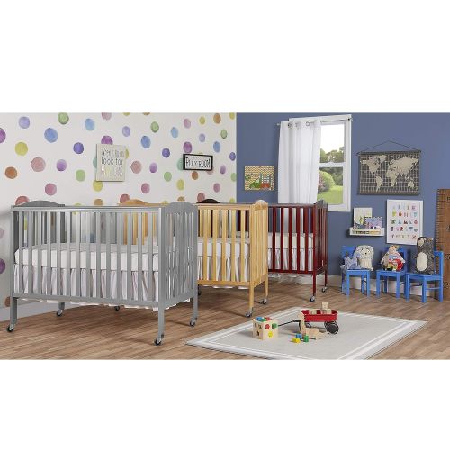  Dream On Me Folding Full Size Convenience Crib, White