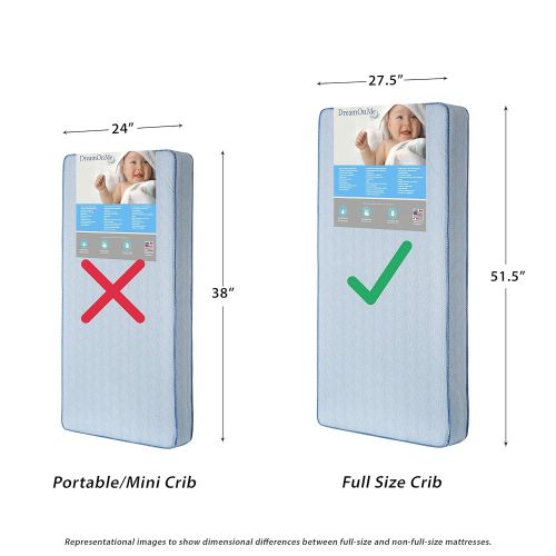  Dream On Me Crib and Toddler, 117 Coil Mattress, Twinkle Star