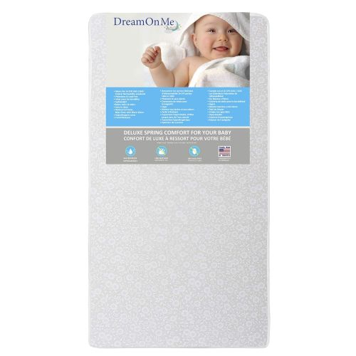  Dream On Me Full Size Firm Foam Crib and Toddler Bed Mattress, Little Baby, 6