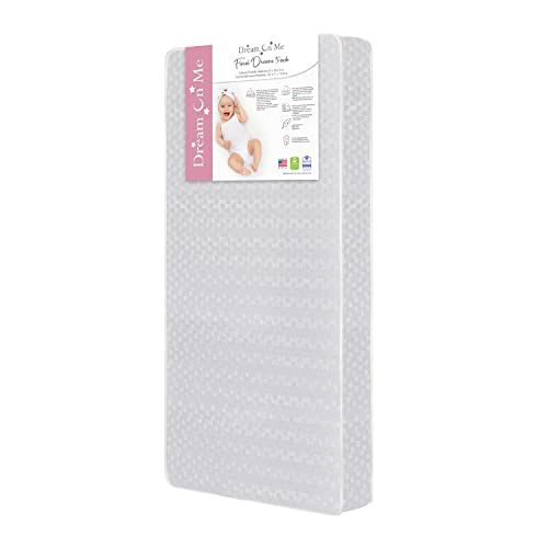  Dream On Me, Orthopedic Firm Foam Standard Crib Mattress, White, Full (5E5WL)