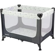 Dream On Me Zodiak Portable Playard with Carry Bag & Shoulder Strap, Gray