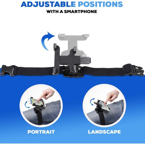  [아마존베스트]-Service-Informationen DreamPilot Knee Board Organiser - Mobile Phone Tablet Holder Compatible with All Smartphones, Mini Tablets and iPad Mini for Pilots and Truck Drivers - Clipboard Attachment