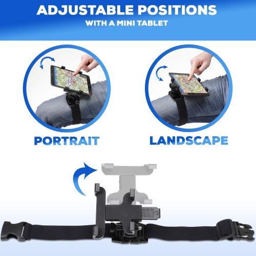  [아마존베스트]-Service-Informationen DreamPilot Knee Board Organiser - Mobile Phone Tablet Holder Compatible with All Smartphones, Mini Tablets and iPad Mini for Pilots and Truck Drivers - Clipboard Attachment