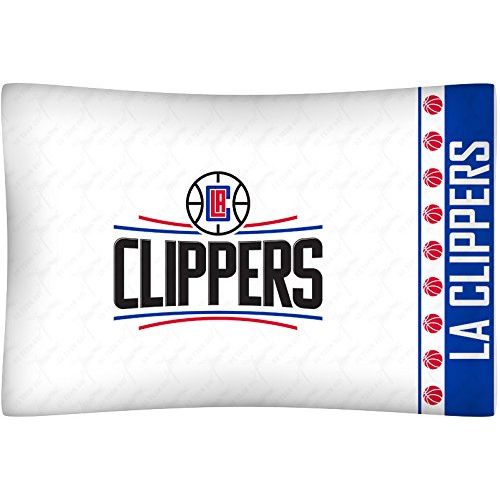  Dream Time Kids Bedding LOS ANGELES LA CLIPPERS 3 Piece KING BEDDING SET, Comforter, 2 - Pillowcases, Logo NBA Boys Basketball