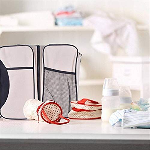  Dream-Zone 3in1 Diaper Bag Baby Travel Bassinet Portable Changing Station Mummy Messenger Bag Foldable Outdoor Baby Crib