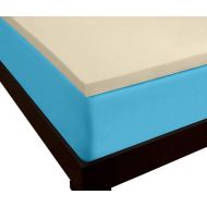 DreamDNA 3lb Queen Size 3 American Made Visco Elastic Memory Foam Mattress Topper